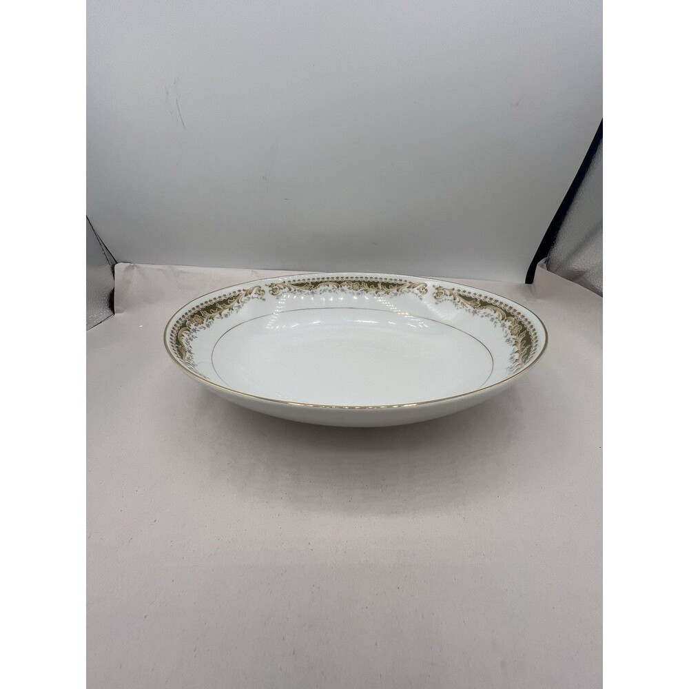 Signature Collection Queen Anne Oval Vegetable Serving Bowl 10 1/2" Excellent
